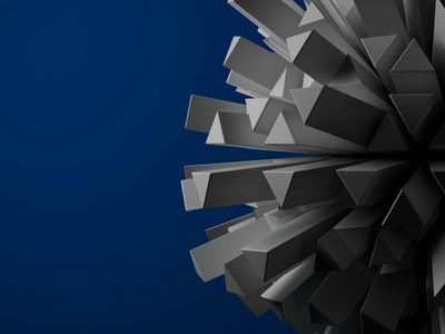 Abstract blue light waves on dark background representing calm